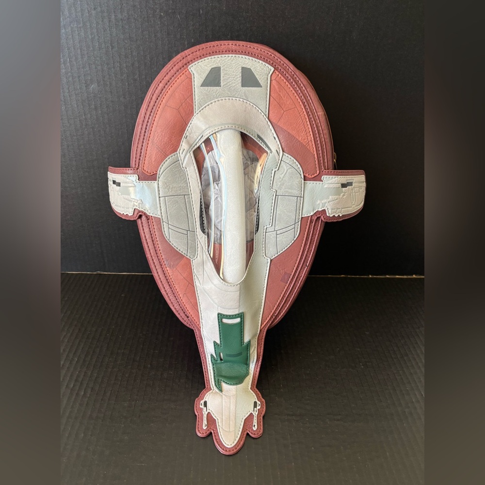 New Loungefly Star Wars NYCC 2020 Boba Fett Slave One Sling Backpack - Picture 2 of 8